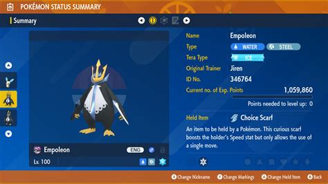 empoleon ev spread.